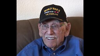 A war hero celebrates his 96th birthday