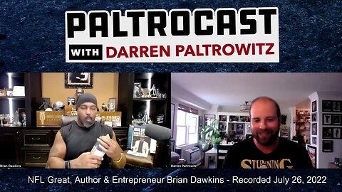 NFL great Brian Dawkins interview with Darren Paltrowitz