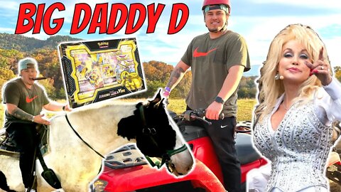 I RODE BIG DADDY D And Opened Pokemon Cards