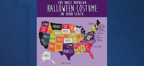 The most searched Halloween costumes by state