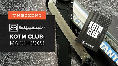 No Zombie Will Survive! - Unboxing the March 2023 KOTM Club from Barrel and Blade