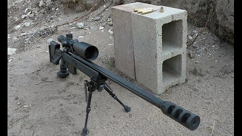 338 Lapua VS Cinder Blocks at 1000 Yards!