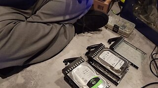 Finishing installing new drives