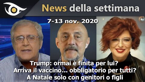 NEWS DELLA SETTIMANA (7-13 nov. 2020)