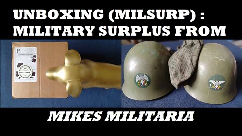 UNBOXING [101] : Mike's Militaria. Czech Hood/Helmet Cover, Yugoslavian (Serbian) M1959/85 Helmets