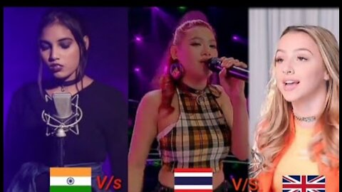 #takitaki #aish #emmaTaki taki english v/s hindi v/s Thailand. taki taki cover by emma v/s aish.