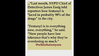 Fentanyl is Now in 98% of Drugs? #ranting #whitehats