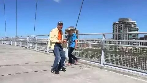 Bob Kerry pedestrian bridge, Council Bluffs, Ia. Travel USA, Mr. Peacock & Friends, Hidden Treasures