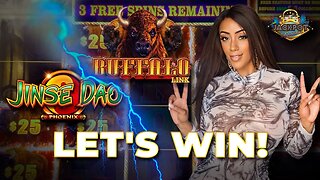 Let's Win on Buffalo Link Slots and Jinse Dao Phoenix Slot Machine!