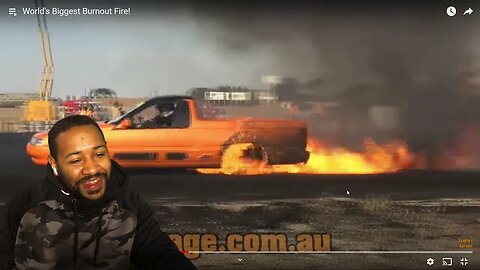 DRIVING FLAMETHROWER | WORLDS BIGGEST BURNOUT FIRE | REACTION!!!