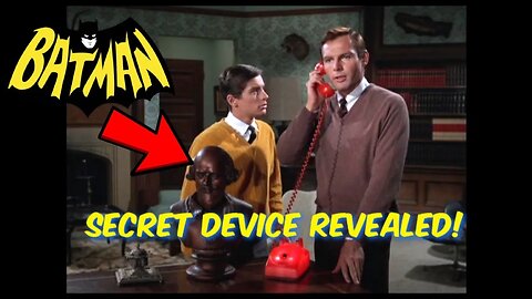 Revealing: How The SECRET Hidden Statue Device on Batman (60's) TV Show ACTUALLY Worked!