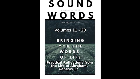 Sound Words, Practical Reflections from the Life of Abraham, Genesis 17