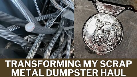 Scrap Metal Aluminum Pour (melting down my dumpster diving haul)