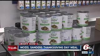 Mozel Sanders Thanksgiving Day Meal