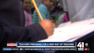 Teachers prepare for a new way of teaching