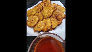 Tostones, Fried Plantains