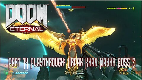 DOOM Eternal Playthrough Gameplay - Part 14 - Urdak Khan Maykr Boss 2 - [Countdown to Witchfire]