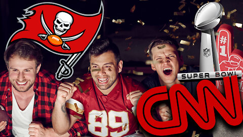 CNN Reporter Wearing Two Masks Flips Out Over Super Bowl Fans In Tampa Enjoying Themselves | Ep 135