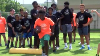 Tre'Quan Smith 'Sunday Funday' camp