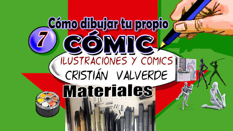 Como dibujar tu propio comic:Materiales