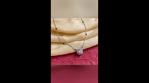 silver mangalsutra design #