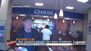 Elderly bank robber may be desperate