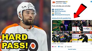 Philadelphia Flyers' Ivan Provorov gets ATTACKED for REFUSING to wear LGBT theme jersey in pregame!