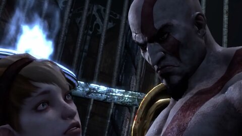 Kratos Finds Pandora in the Labyrinth | God of War III Cinematic Cutscene