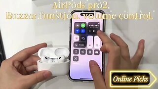 AirPods Pro 2 Buzzer Volume ⬆️ ⬇️ Edition #shorts #youtubeshorts #online #apple #airpods #shortvideo