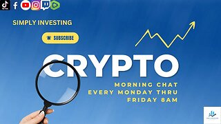 #Crypto Morning Chat! #investing #Wealthbuidling #newsa