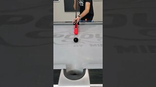 Precision Pool Trick- Free Throw style :)! 🏀🎱⚪🔴 #8ballpool #shorts