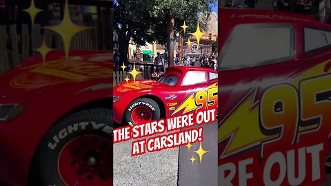 A star-studded Carsland! #californiaadventure #carsland #lightningmcqueen #mater #cruzramirez