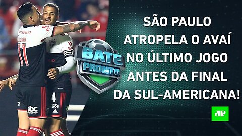 São Paulo GOLEIA e VAI COM MORAL à FINAL da Sul-Americana; Tite MEXE na Seleção! | BATE PRONTO