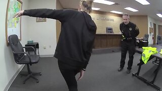 Body cam: woman fails sobriety test after passing out and crashing into mailbox