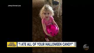 Jimmy Kimmel's 7th annual "I told my kids I ate all their Halloween candy" is here