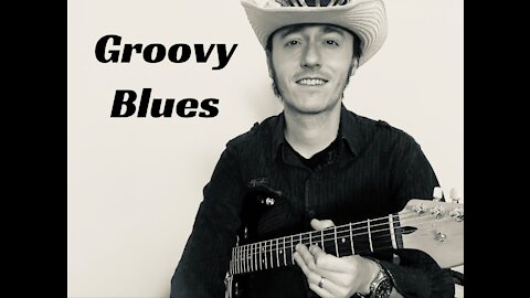 Groovy Blues Guitar Jam and lesson