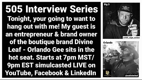Interview with Orlando Gee of Divine Leaf Cigars