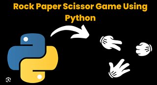 How to create a ROCK PAPER SCISSORS game in Python 🗿