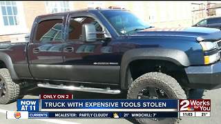 Truck with expensive tools stolen