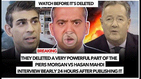 Watch This Part Of The Deleted Interview Before YouTube Removes It (Media Censoring Hasan Mahdi)