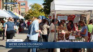 Farmers Market in Boulder opens Saturday