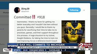 Booker T. Washington 5-star Safety Dax Hill commits to Michigan