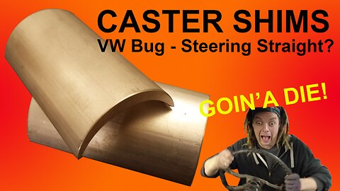 Caster Shims - Increase High Speed Steering Stability in your VW Beetle Volkswagen Bug