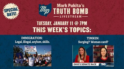 Mark Pukita's Ohio Truth Bomb - January 11 - 7 PM