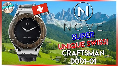 New Swiss Watch With NO CROWN! | NOVE Craftsman 200m Quartz D001-01 Unbox & Review