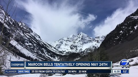 Maroon Bells will tentatively open May 24