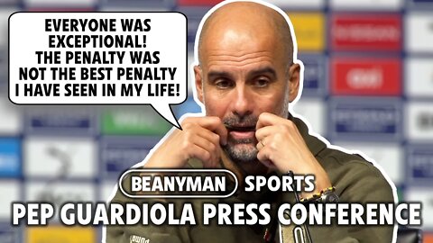 'Everyone was EXCEPTIONAL! Not the best penalty I have seen!' | Man City 2-1 Fulham | Pep Guardiola
