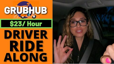 GrubHub Driver Ride Along Food Delivery | $23 Per Hour | Part 4