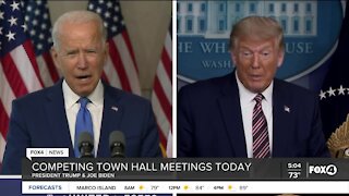 President Trump and Joe Biden town hall