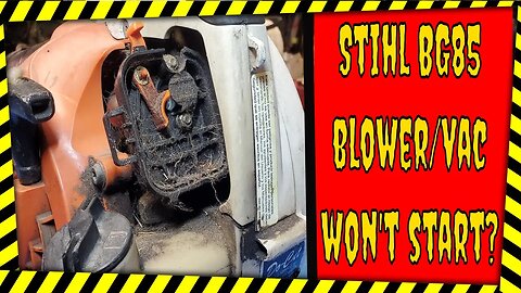 Stihl BG85 leaf blower wont start or runs poorly? Time for a new carburetor?